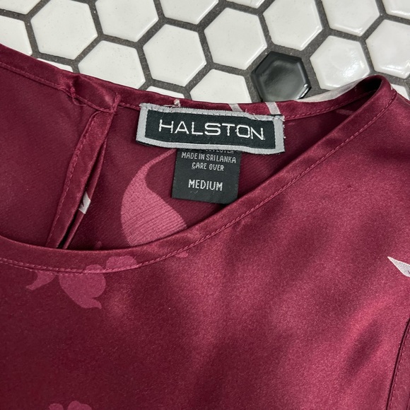 Halston vintage sleeveless top size medium - Picture 3 of 4